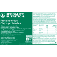 Proteïne chips - Sour Cream & Onion smaak 10 zakjes van 30 gr